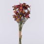 Artificial chrysanthemum bunch WEMKE, burgundy red, 14"/35cm