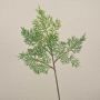 Decorative cedar branch BALTHILDE, green, 16"/40cm
