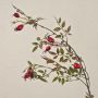 Artificial dog rose branch VARDALIA with rose hips, red, 3ft/95cm
