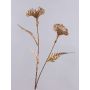 Artificial branch pincushion protea CORMAC, gold, 33"/85cm