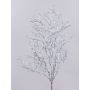 Decorative willow branch DONATELLA, silver, 28"/70cm