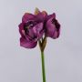 Artificial amaryllis MAURINE, violet, 31"/80cm