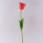 Plastic flower Parrot tulip PETSCHORA, orange, 26"/65cm