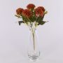 Decorative dahlia SALAMITUS on spike, orange, 12"/30cm