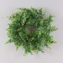 Artificial eucalyptus wreath JULERTE, green-grey, Ø16"/40cm