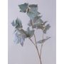 Artificial maple branch BERKEL, green-grey-violet, 35"/90cm
