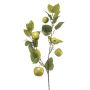 False apple branch NICOLETTA with fruits, green, 33"/85cm