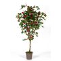 Fake bougainvillea ISMUNDE, real stem, flowers, fuchsia, 6ft/180cm - Made in Italy