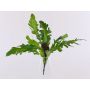 Artificial bird's nest fern ADRIENNE on spike, green, 12"/30cm, Ø18"/45cm