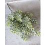 Artificial hop bush HASSO, spike, green-white, 12"/30cm