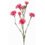 Artificial carnation branch PIARA, fuchsia, 24"/60cm, Ø1.2"-2"/3-5cm