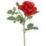 Artificial rose WAIOLA, red, 65cm, Ø11cm