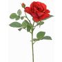 Artificial rose WAIOLA, red, 26"/65cm, Ø4.3"/11cm