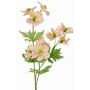 Artificial cranesbill branch ZEDENA, peach-pink, 28"/70cm, Ø2.4"/6cm