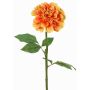 Artificial dahlia TINKALA, orange-yellow, 24"/60cm, Ø4.7"/12cm