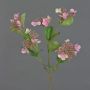 Artificial hydrangea branch KATHANI, pink-white-green, 80 cm, Ø10–13 cm