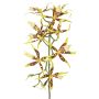 Artificial Brassia orchid ORELA, yellow-red, 35"/90cm