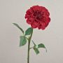 Artificial dahlia TINKALA, red, 60cm, Ø12cm