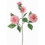 Artificial dahlia decorative branch QUINKA, pink, 28"/70cm