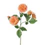 QUINKA artificial dahlia decorative branch, peach, 70cm