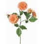 Artificial dahlia decorative branch QUINKA, peach, 28"/70cm