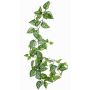 Artificial garland satin pothos KEVINA, Eco Collection, green-white, 5ft/160cm