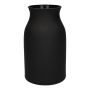 Glass Flower vase LUNARA, black-matt, 21cm, Ø12cm