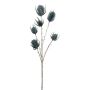 Artificial branch Wild teasel FIVEXO, blue, 26"/65cm
