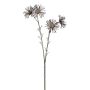 Artificial branch Marguerite SNOFEL, burgundy red, 20"/50cm