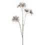 Artificial branch Marguerite SNOFEL, burgundy red, 28"/70cm