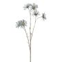 Artificial branch Marguerite SNOFEL, blue, 28"/70cm