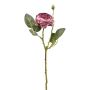 Artificial flower Cabbage rose VOMTE, dry look, mauve, 18"/45cm