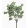 Artificial Crossostephium NOWREL on a stake, crossdoor, green-grey, 14"/35cm