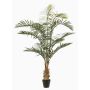 Artificial golden fruit palm VOWRAN in decorative pot, crossdoor, green, 4ft/120cm