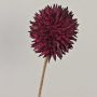 Fake ornamental leek MERAL, burgundy, 31"/80cm, Ø5.5"/14cm