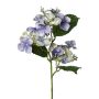 Artificial hydrangea branch WILFOX, blue-green, 18"/45cm