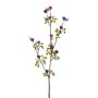 Artificial pear blossom branch SNOFER, purple, 20"/50cm
