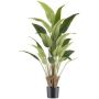 Artificial 'Traveller's tree' SLANKE, green, 4ft/120cm