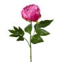 Artificial flower Peony SEDFY, fuchsia, 24"/60cm