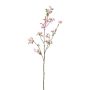 Artificial pear blossom branch DROKLE with flowers, pink, 4ft/110cm