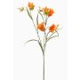 Artificial branch Bellflower EMMELY, orange, 26"/65cm