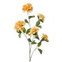 Artificial rhododendron branch MALISSA, light orange, 4ft/120cm