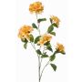 Artificial rhododendron branch MALISSA, light orange, 4ft/120cm