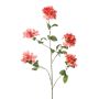 Artificial rhododendron branch MALISSA, coral, 4ft/120cm