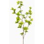 Artificial branch of magnificent nasturtium TROPAL, green, 35"/90cm