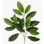 Decorative walnut tree branch BANIESA, flame-retardant, green, 28"/70cm