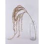 Artificial Rhipsalis branch HASAN, glitter, gold, 4ft/120cm