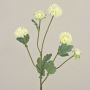 Artificial Chrysanthemum RYON, white, 28"/70cm, Ø1.2"-2"/3-5cm