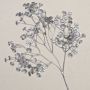 Artificial baby's breath MARLIESE, silver, 26"/65cm, Ø0.4"-0.6"/1-1,5cm