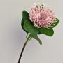 Artificial protea TANJA, light pink-pink, 26"/65cm